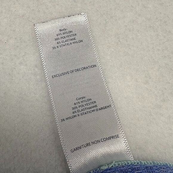 Ivivva Blue Tie Dye Stripe Swiftly Fly Tech Long Sleeve Top Girls Size 10 - Picture 5 of 9